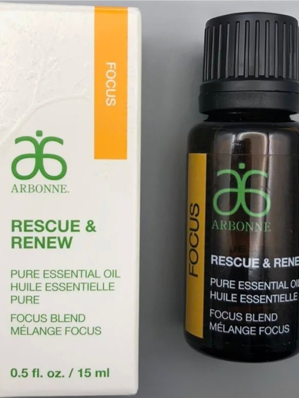 ARBONNE Rescue & Renew Pure Essential Oil FOCUS 0.5fl oz/15ml *NEW*